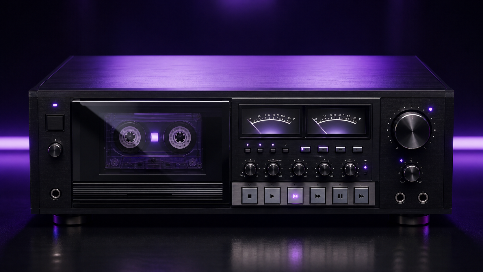 Studio Noir cassette deck skin