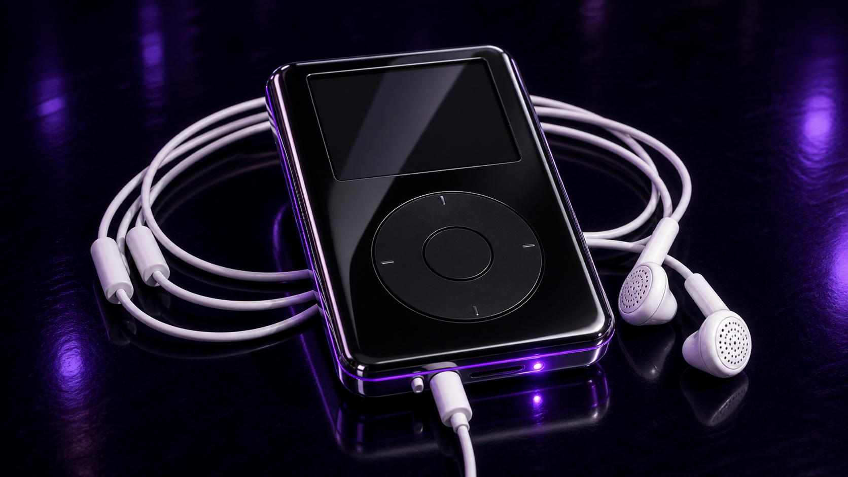 Black MP3 player concept